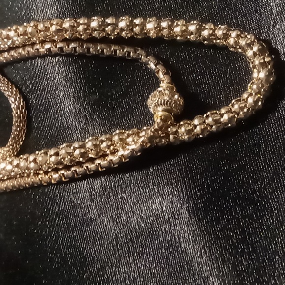 Alfani layered gold tone necklace. 30-32-34 inch long+3 - Picture 7 of 7